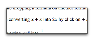 To be investigated: automatic conversions by drag-and-dropping in formulæ.
(F Wang at MathUI 14)